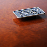 Satire: Part of The Control Group C19 pin, 5.21 g sterling silver